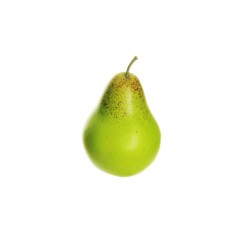 Lot de 36 - Poire artificielle, 11,5 x 8,5 cm - vert marron 
