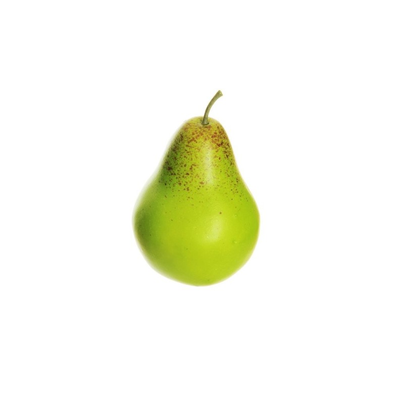 Lot de 36 - Poire artificielle, 11,5 x 8,5 cm - vert marron 