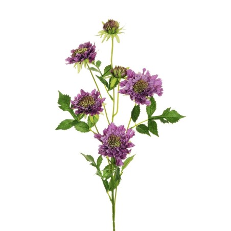 Lot de 12 - Tige artificielle de scabiosa, 76 cm - violet 