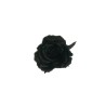 Lot de 48 - Tête artificielle de rose Queen, D. 12 cm - noir 