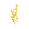 Lot de 24 - Tige artificielle d'orchidée oncidium X5, 92 cm - jaune 