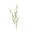 Lot de 24 - Tige artificielle d'orchidée oncidium X5, 92 cm - blanc 