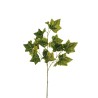 Lot de 24 - Tige artificielle de lierre toucher réel X3, 69 cm - vert 