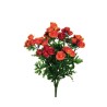 Lot de 24 - Mini buisson artificiel de renoncules X9, 41 cm - orange 