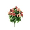 Lot de 24 - Mini buisson artificiel de renoncules X9, 41 cm - rose mauve 
