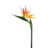 Lot de 12 - Fleur artificielle d'oiseau de paradis, 85 cm - orange violet 