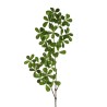 Lot de 6 - Branche artificielle de schefflera toucher réel X2, 117 cm - vert 