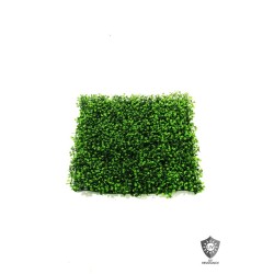 Lot de 28 - Tapis artificiel de buis anti-UV, 50 x 50 cm - vert 
