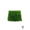 Lot de 28 - Tapis artificiel de buis anti-UV, 50 x 50 cm - vert 