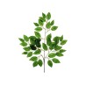 Lot de 480 - Tige artificielle de ficus benjamin toucher réel X3, 59 cm - vert 