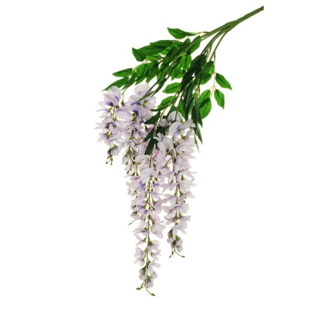 Lot de 8 - Buisson suspendu artificiel de glycine X7, 79 cm - lavande clair 