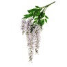 Lot de 8 - Buisson suspendu artificiel de glycine X7, 79 cm - lavande clair 