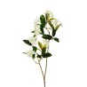 Lot de 12 - Branche artificielle de stephanotis toucher réel X2, 92,5 cm - blanc 