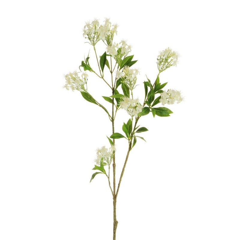 Lot de 12 - Longue branche artificielle de calycanthus toucher réel X2, 108 cm - blanc 