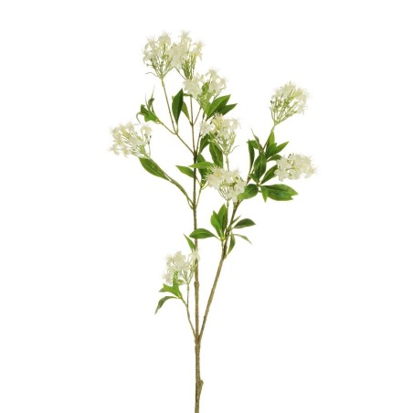 Lot de 12 - Longue branche artificielle de calycanthus toucher réel X2, 108 cm - blanc 
