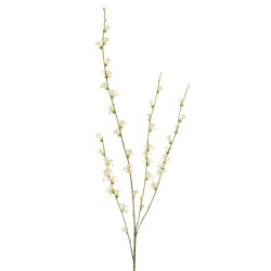 Lot de 16 - Longue tige artificielle de cornouiller X4, 101 cm - blanc 