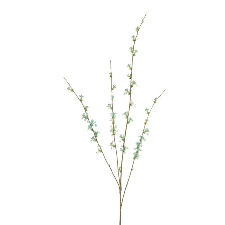Lot de 16 - Longue tige artificielle de cornouiller X4, 101 cm - bleu clair 