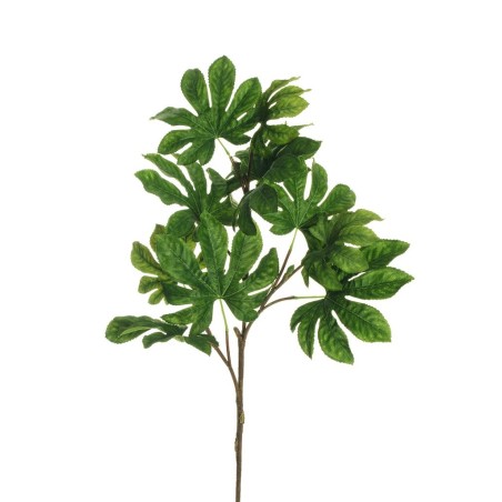 Lot de 12 - Branche artificielle d'aralia X11, 104 cm - vert 
