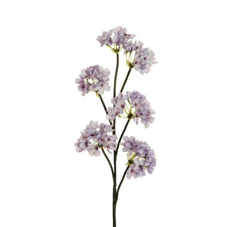 Lot de 12 - Tige artificielle de fleurs de poirier X6, 85 cm - lilas 