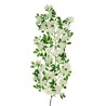 Lot de 4 - Branche suspendue artificielle d'aubépine géante toucher réel X7, 160 cm - blanc 