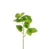 Lot de 36 - Tige artificielle courte de menthe toucher réel, 30 cm - vert 