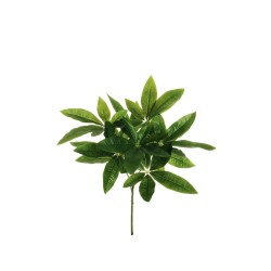 Lot de 12 - Buisson artificiel de pachira toucher réel X9, 56 cm - vert 
