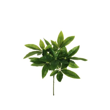 Lot de 12 - Buisson artificiel de pachira toucher réel X9, 56 cm - vert 