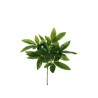 Lot de 12 - Buisson artificiel de pachira toucher réel X9, 56 cm - vert 