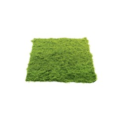 Lot de 20 - Tapis artificiel de mousse douce, 100 x 100 cm - vert 