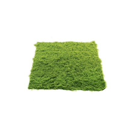 Lot de 20 - Tapis artificiel de mousse douce, 100 x 100 cm - vert 