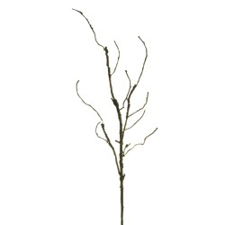 Lot de 12 - Branche artificielle aspect sec, 160 cm - marron 