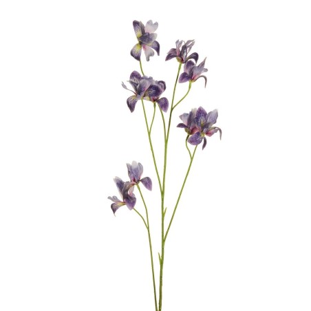 Lot de 24 - Tige artificielle d'iris X5, 94 cm - lavande lilas 