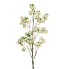 Lot de 4 - Branche artificielle géante de fleurs de pommier, 190 cm - crème 