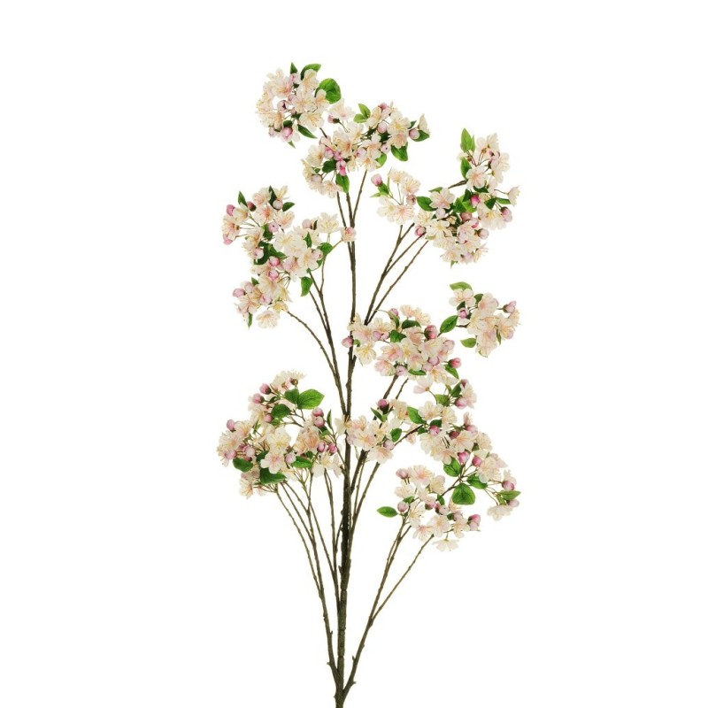 Lot de 4 - Branche artificielle géante de fleurs de pommier, 190 cm - rose crème 
