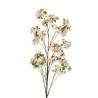 Lot de 4 - Branche artificielle géante de fleurs de pommier, 190 cm - rose crème 