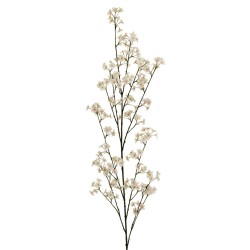 Lot de 12 - Longue branche artificielle de fleurs de pommier, 160 cm - rose clair 