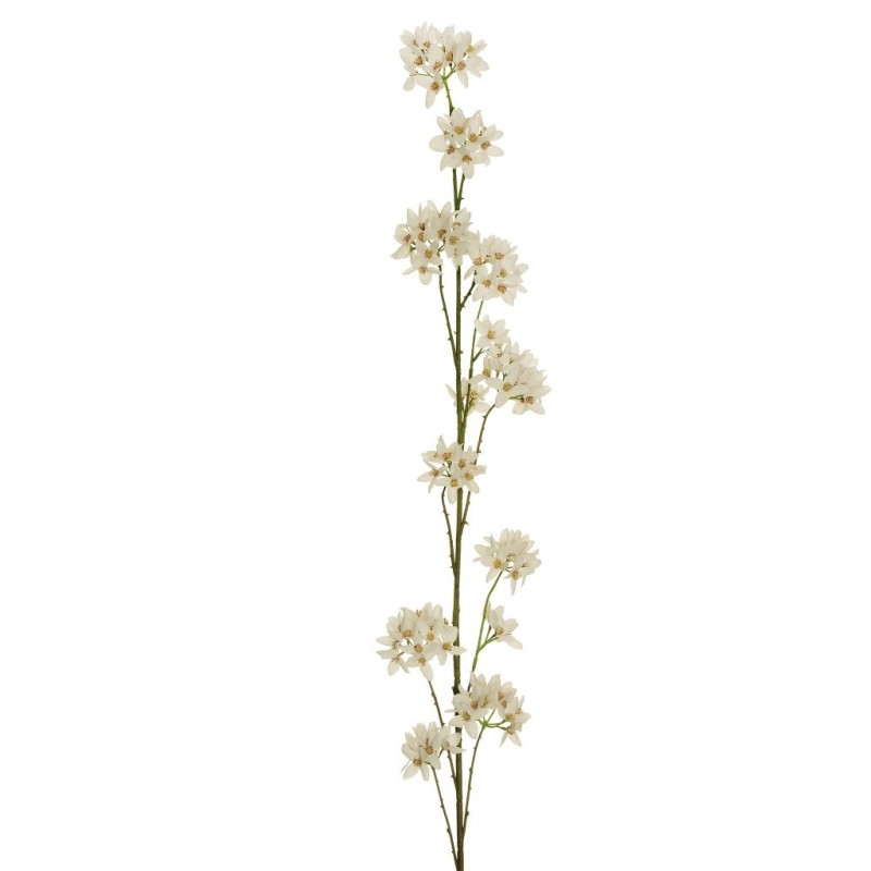 Lot de 12 - Longue branche artificielle de fleurs de pommier, 145 cm - ivoire 