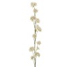 Lot de 12 - Longue branche artificielle de fleurs de pommier, 145 cm - ivoire 