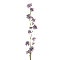 Lot de 12 - Longue branche artificielle de fleurs de pommier, 145 cm - lavande 