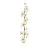 Lot de 8 - Branche artificielle de magnolia étoilé floqué, 148 cm - blanc 