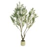 Olivier artificiel avec fruits en pot, 240 cm - vert 