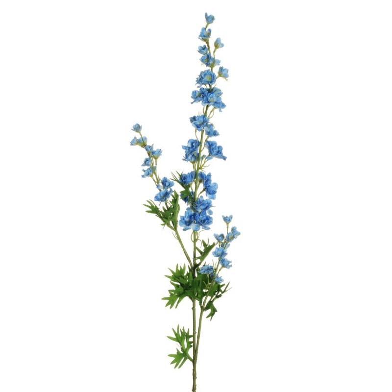 Lot de 24 - Tige artificielle de delphinium speronella X3, 86 cm - bleu clair 