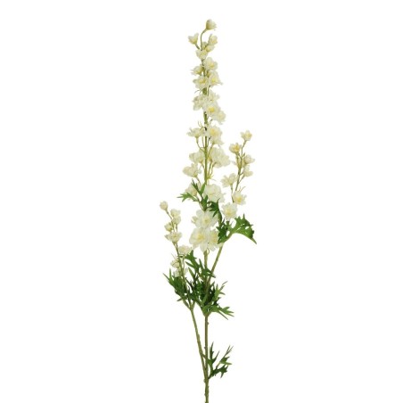 Lot de 24 - Tige artificielle de delphinium speronella X3, 86 cm - blanc 