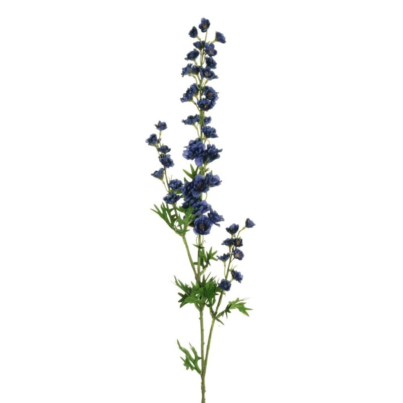 Lot de 24 - Tige artificielle de delphinium speronella X3, 86 cm - bleu violet 