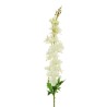Lot de 18 - Tige artificielle de delphinium, 102 cm - blanc 
