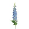 Lot de 16 - Tige artificielle de delphinium géante floquée, 120 cm - bleu clair 