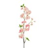 Lot de 12 - Tige artificielle de fleurs de pêcher toucher réel X3, 98 cm - rose 