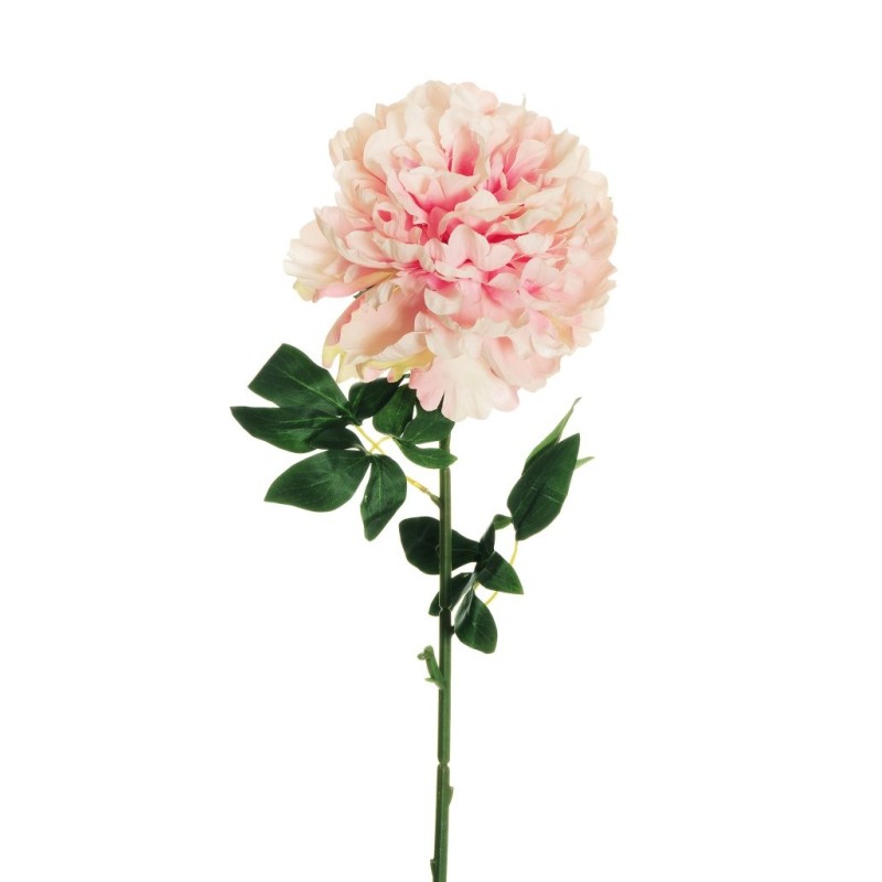 Lot de 12 - Pivoine artificielle géante D. 21 cm, 82 cm - rose 
