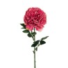 Lot de 12 - Pivoine artificielle géante D. 21 cm, 82 cm - fuchsia 