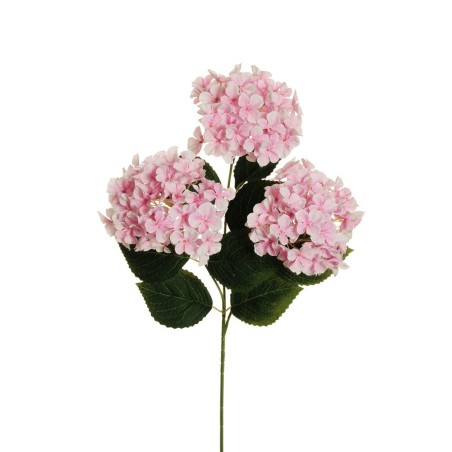 Lot de 12 - Tige artificielle d'hortensia arborescens impression 3D X3, 70 cm - rose 